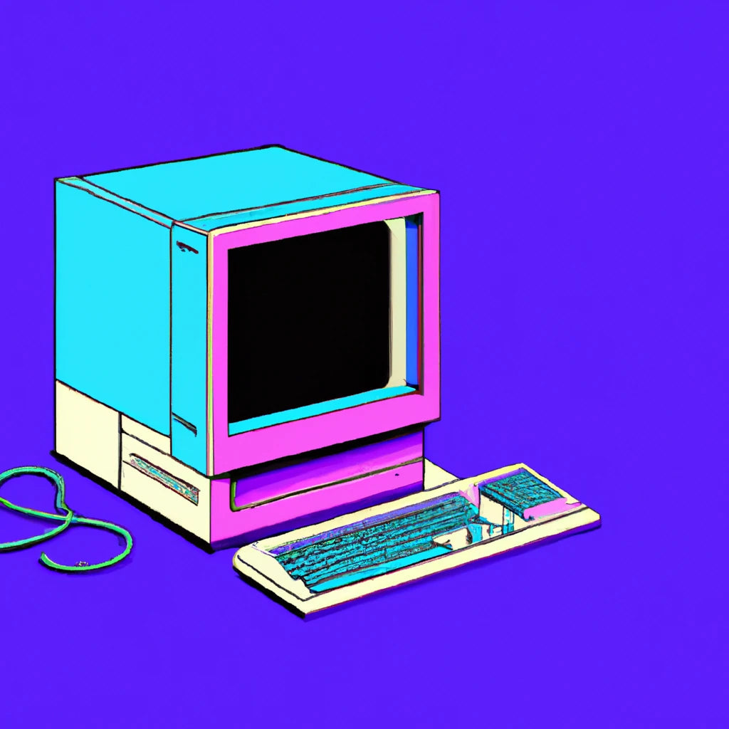 Vaporwave Computer Art Print