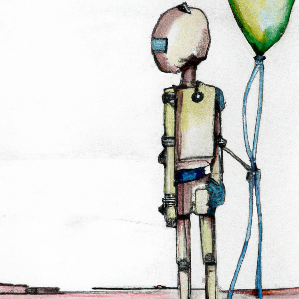 Balloon Bot Art Print