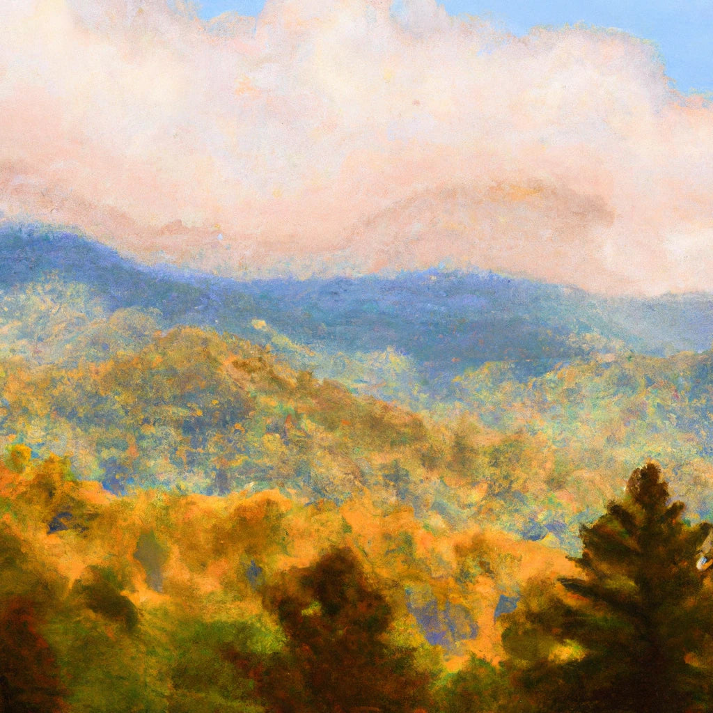 Great Smoky Mountains National Park Painting II Art Print