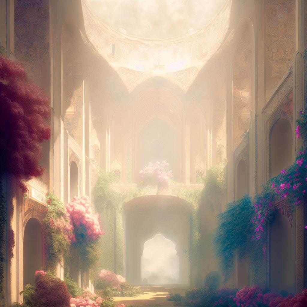 Sunny Morning in a Cathedral II Art Print