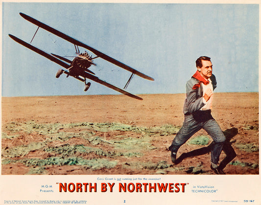 North by Northwest Vintage Movie Poster V1