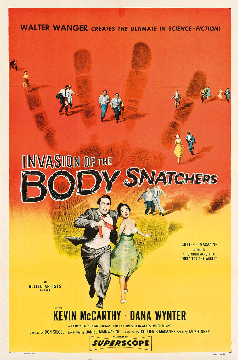 Invasion of The Body Snatchers Classic Sci-Fi Movie Poster