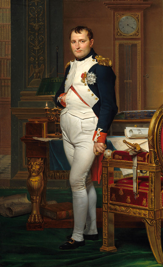 The Emperor Napoleon in His Study at the Tuileries by Jacques-Louis David Art Print