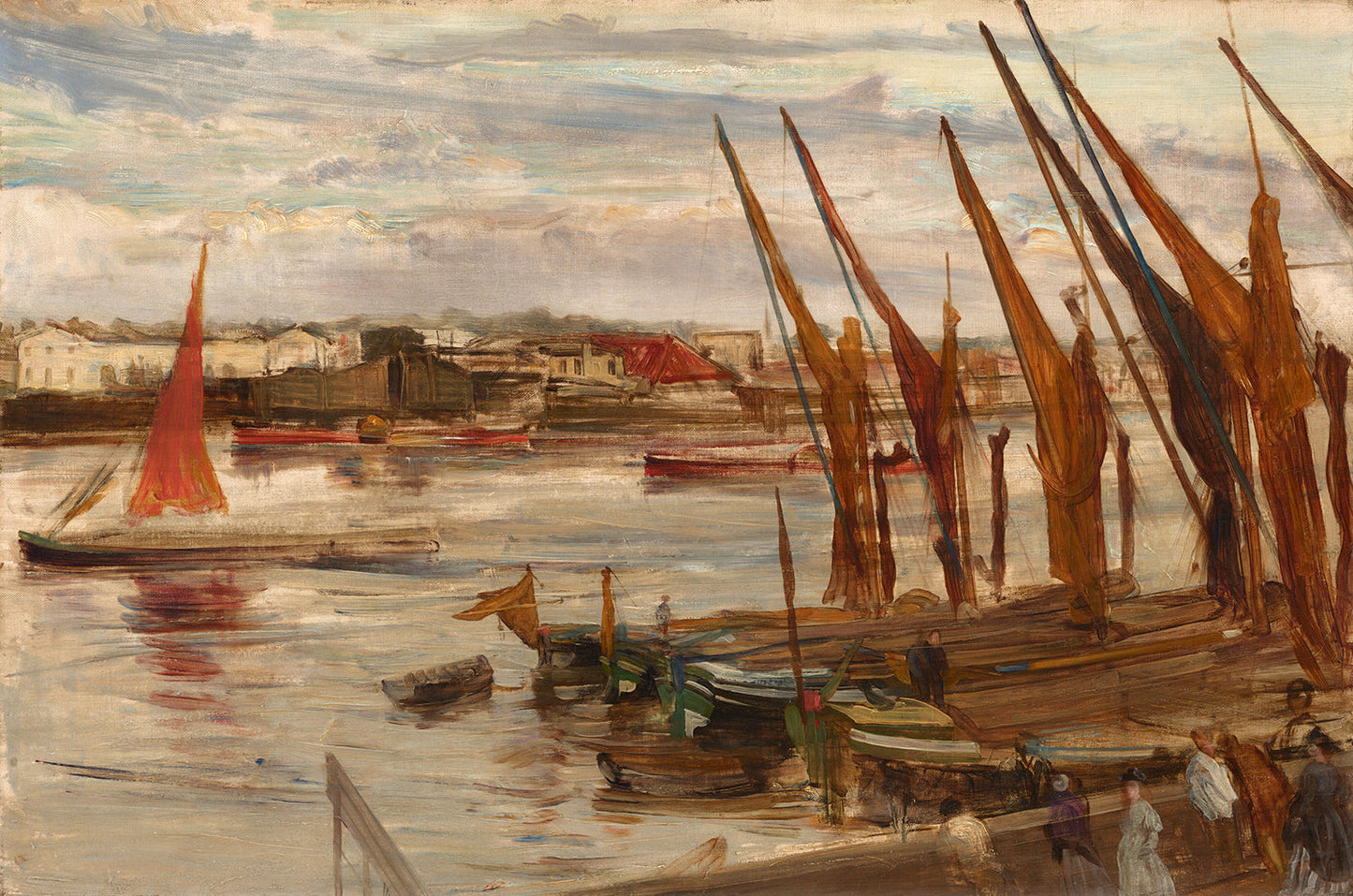 Battersea Reach by James McNeill Whistler Art Print