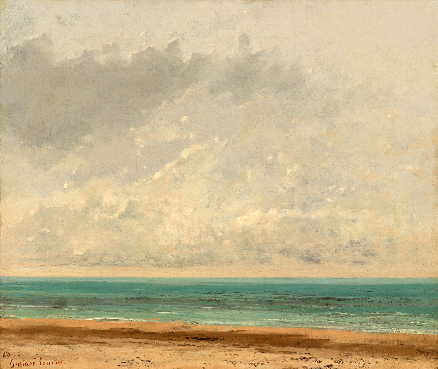 Calm Sea by Gustave Courbet Art Print