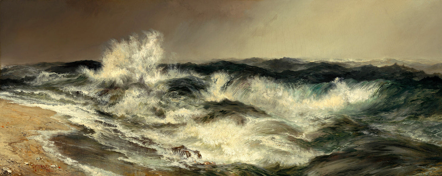 The Much Resounding Sea by Thomas Moran Art Print