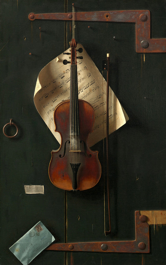 The Old Violin by William Michael Harnett Art Print