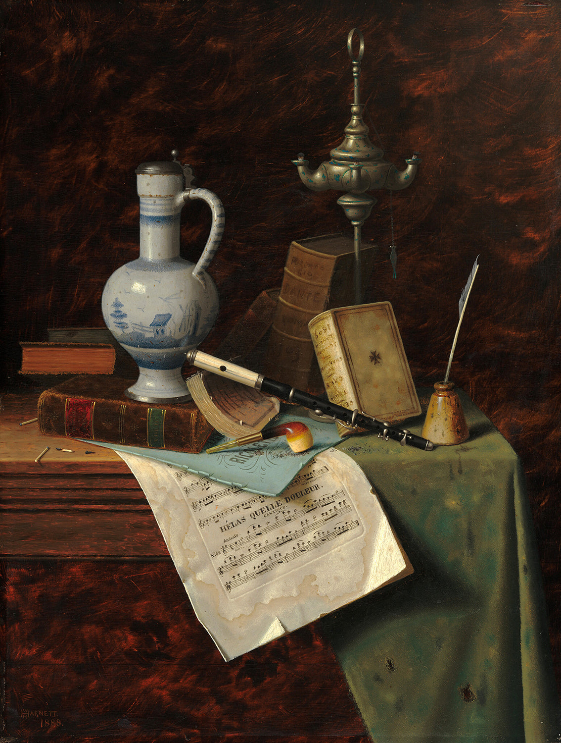 My Gems by William Michael Harnett Art Print
