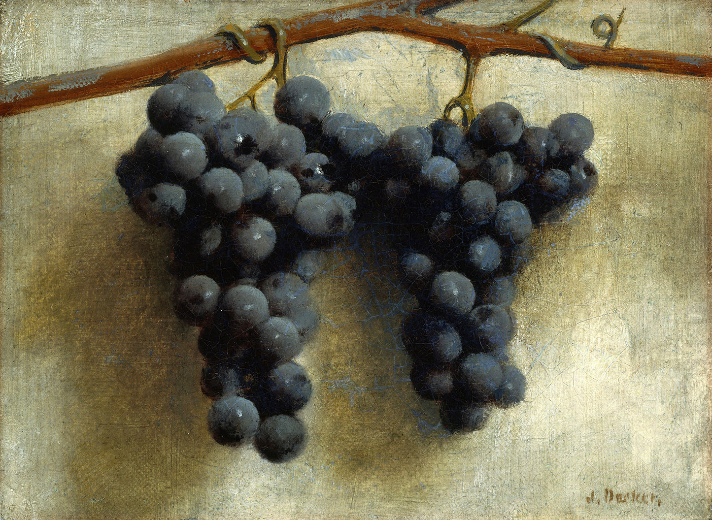Grapes by Joseph Decker Art Print