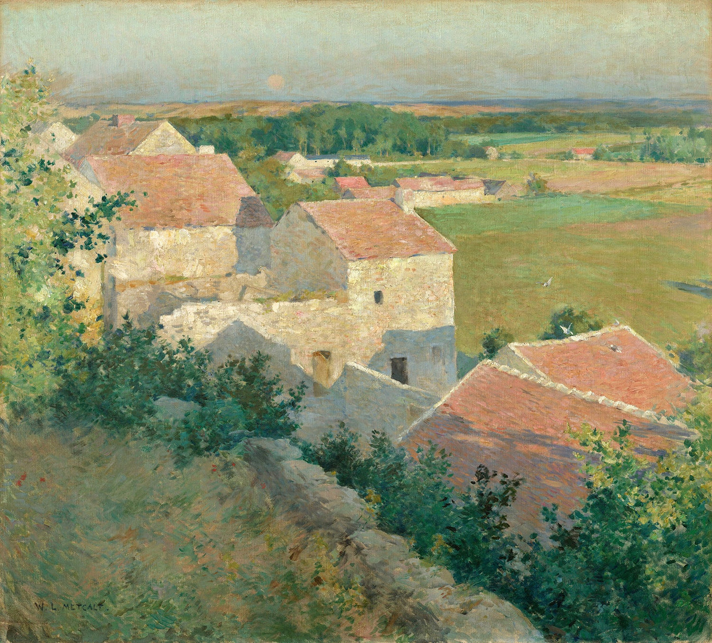 Midsummer Twilight by Willard Leroy Metcalf Art Print