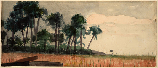 Palm Trees, Red by Winslow Homer Art Print