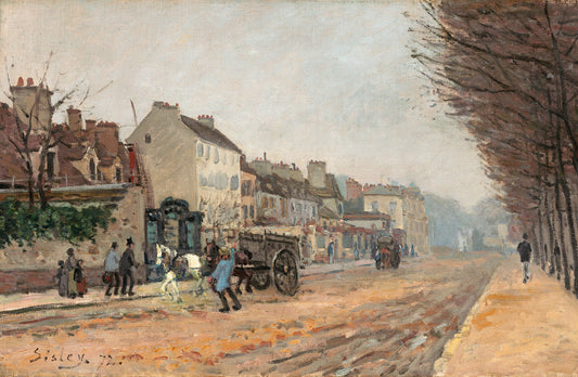 Boulevard Heloise, Argenteuil by Alfred Sisley Art Print