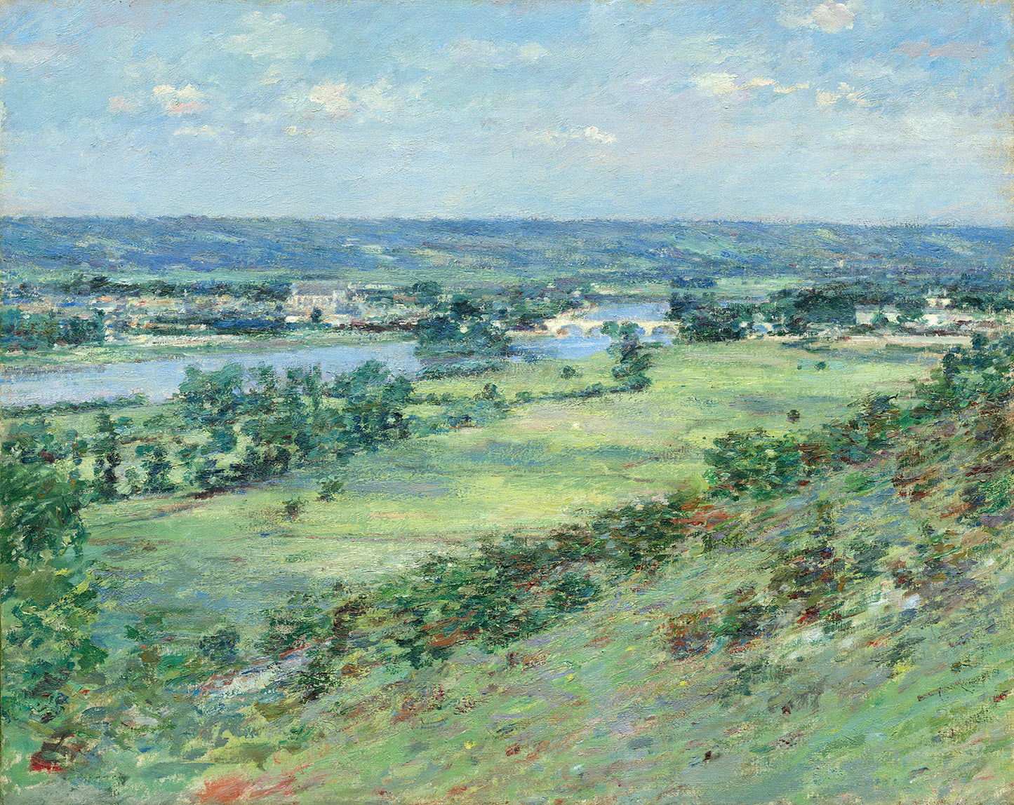 The Valley of the Seine, from the Hills of Giverny by Theodore Robinson Art Print