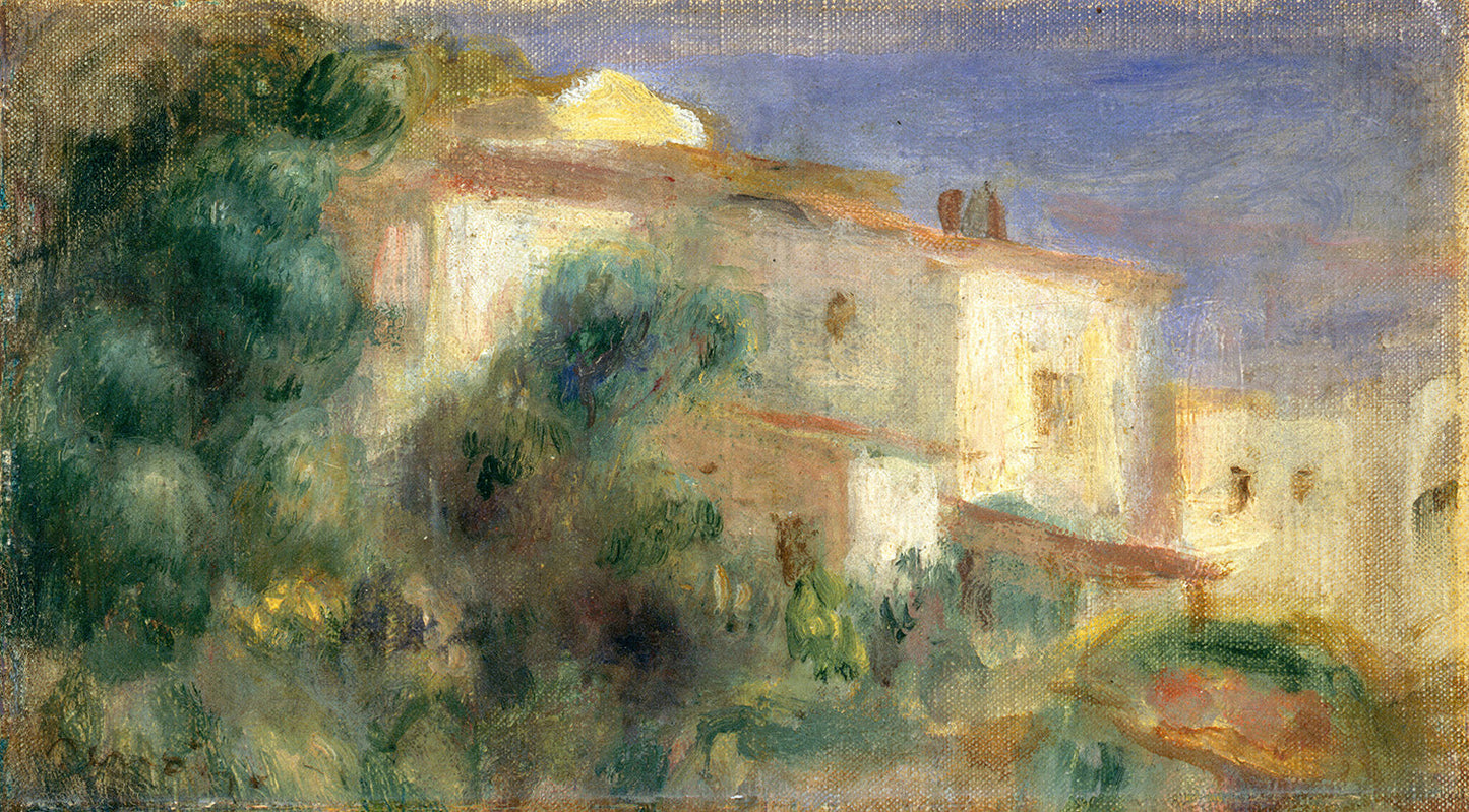Maison de la Poste, Cagnes by Auguste Renoir Art Print