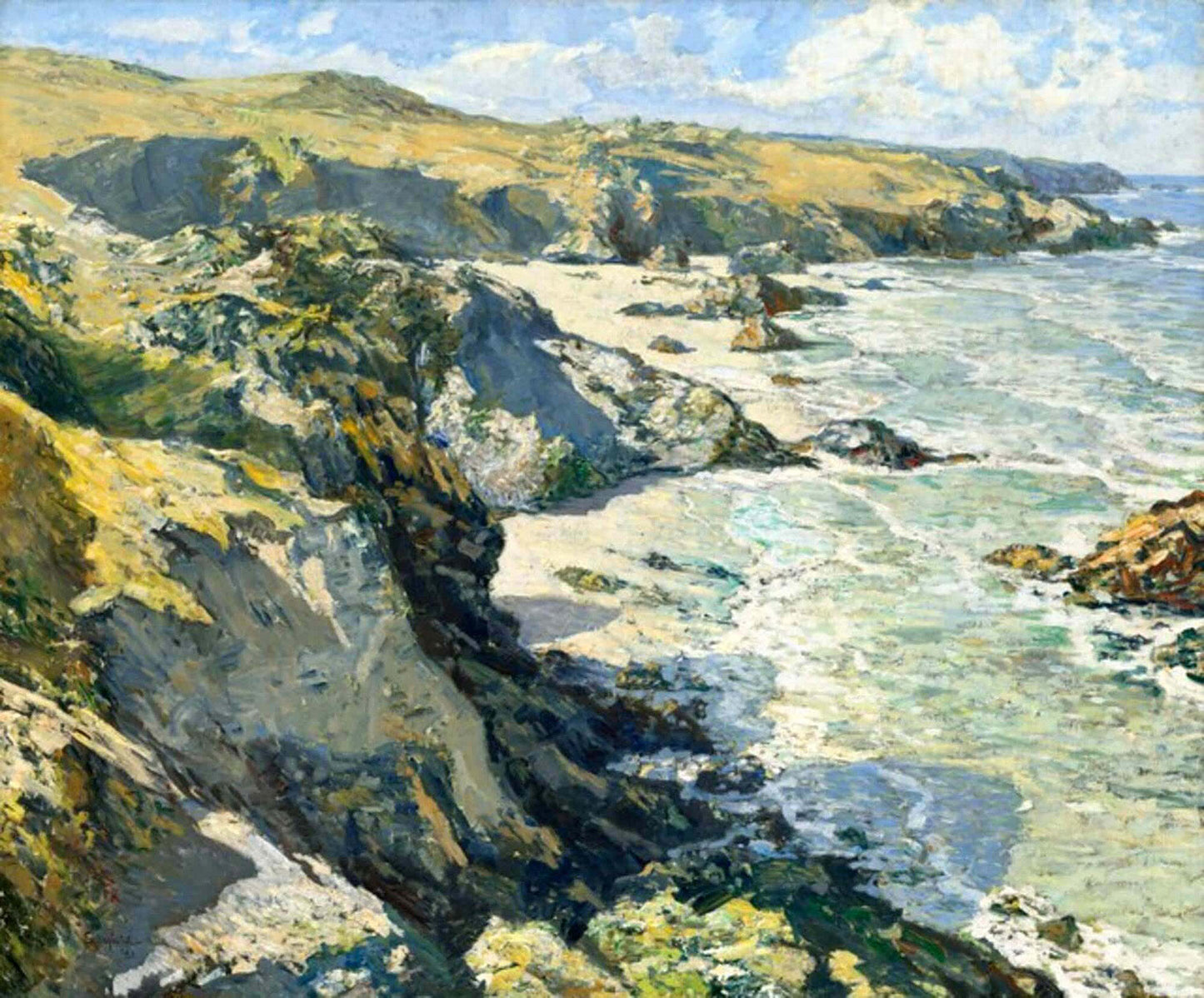 Cliff Shadows by Walter Elmer Schofield Art Print