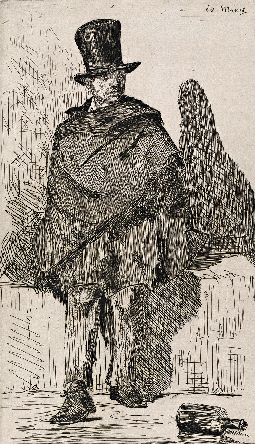 The Absinthe Drinker (Le buveur d'absinthe) by Edouard Manet Art Print