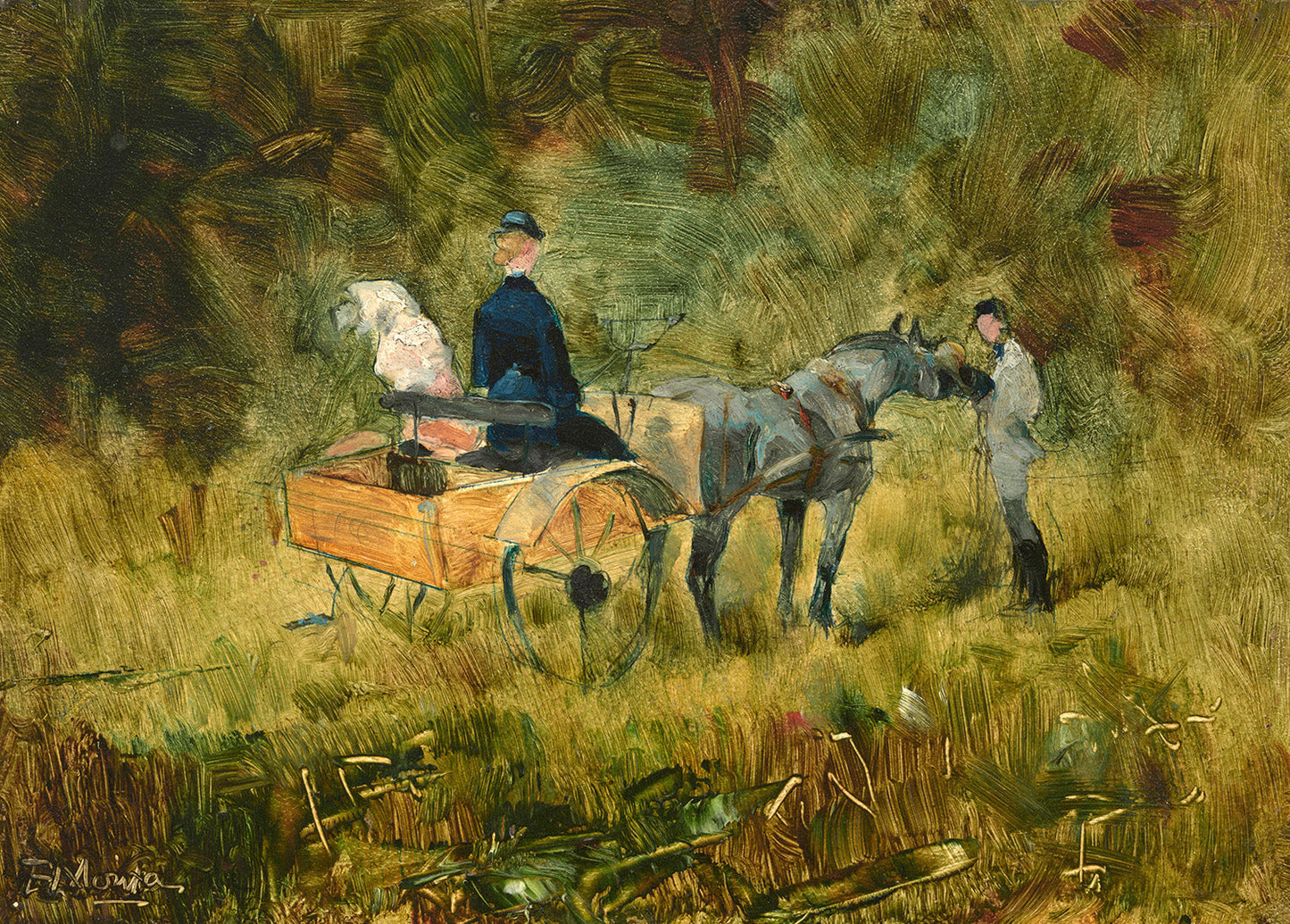 The Trap by Henri de Toulouse-Lautrec Art Print