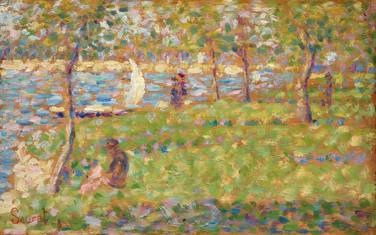Study for "La Grande Jatte" by Georges Seurat Art Print