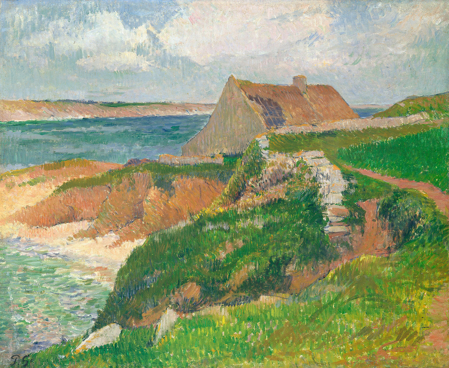 The Island of Raguenez, Brittany by Henri Moret Art Print