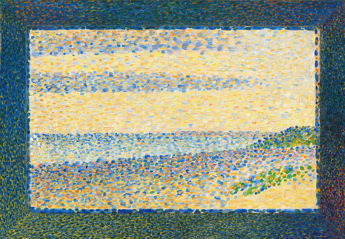 Seascape (Gravelines) by Georges Seurat Art Print
