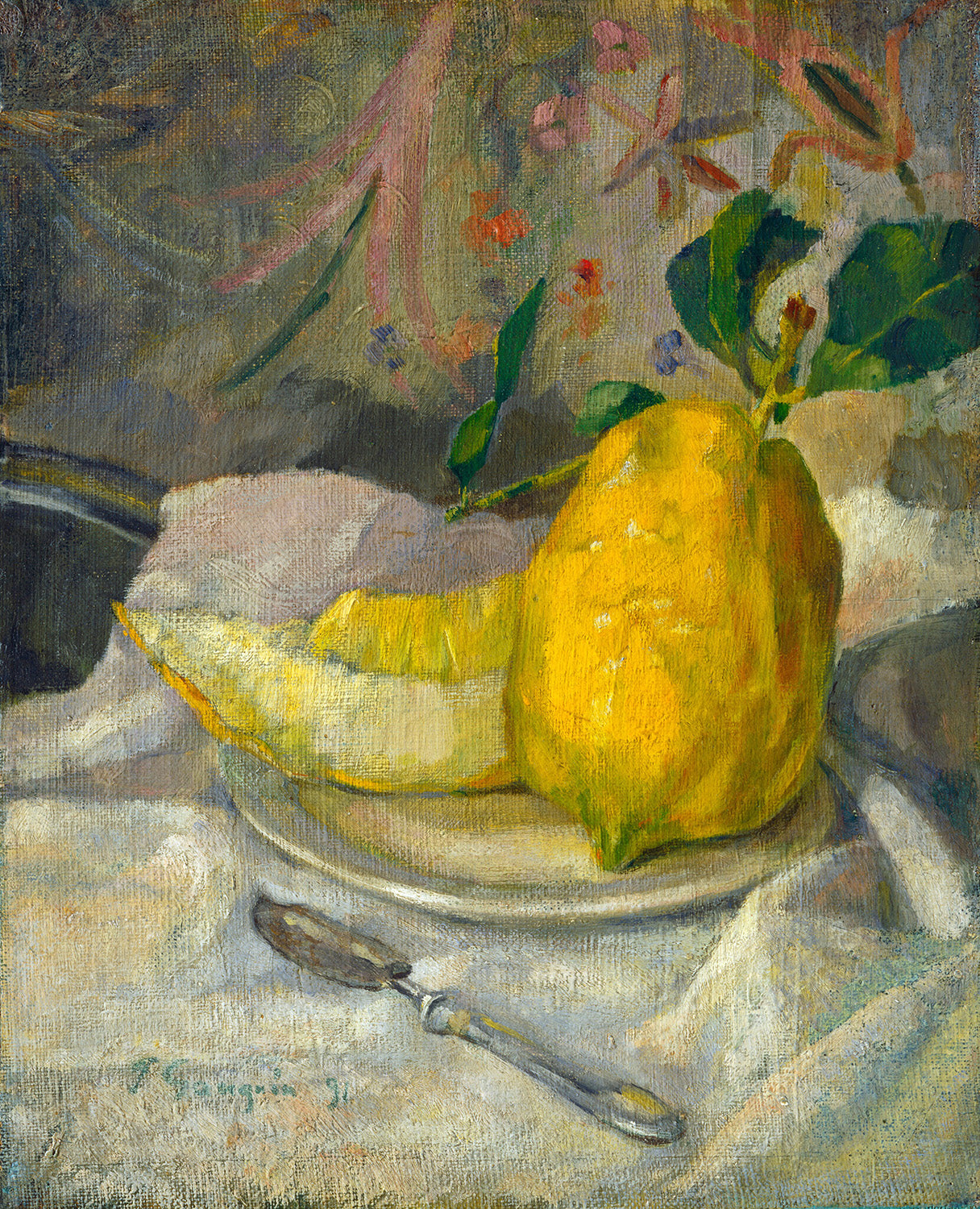 Melon and Lemon by French 19th Century Art Print