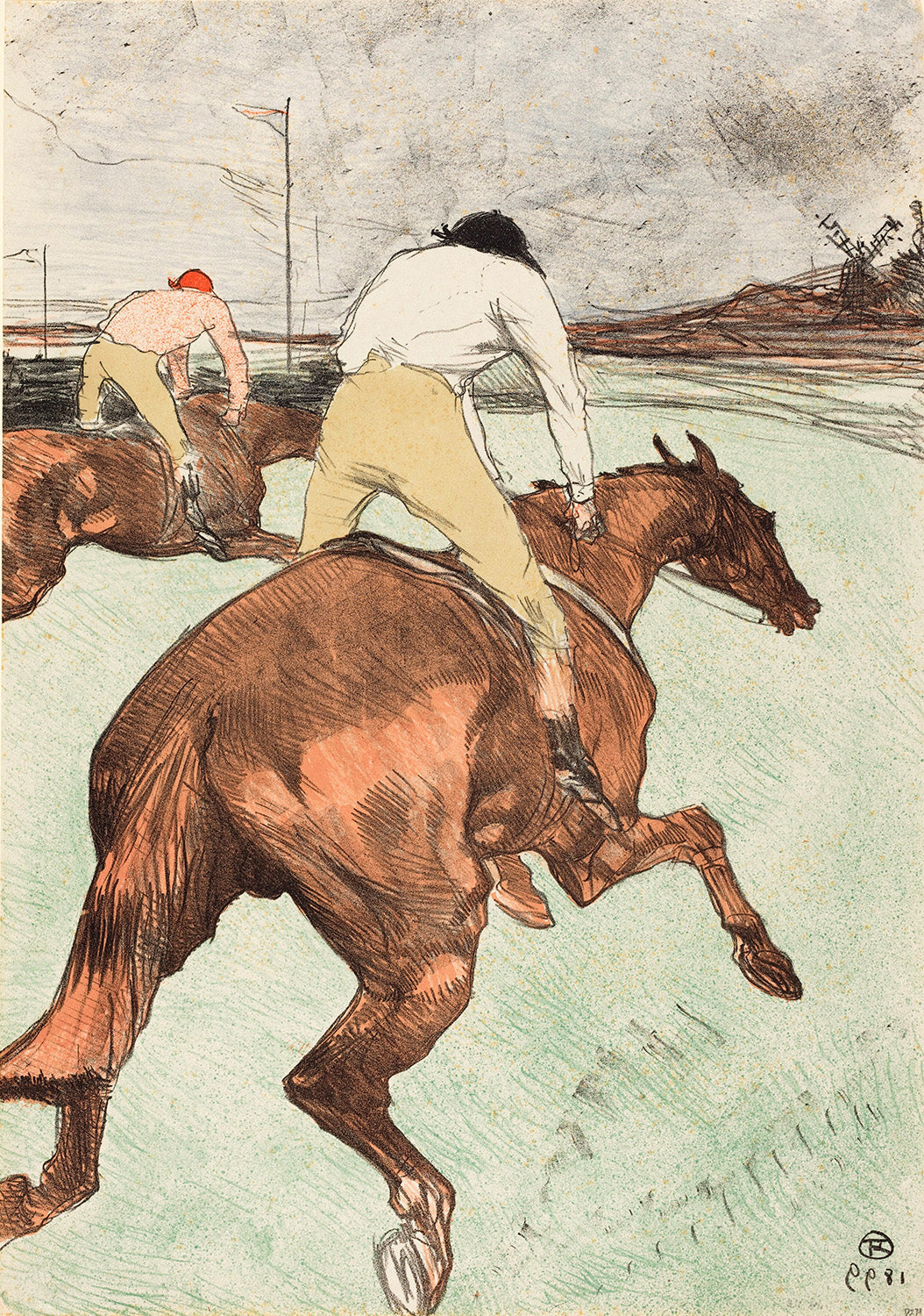 The Jockey (Le jockey) by Henri de Toulouse-Lautrec Art Print