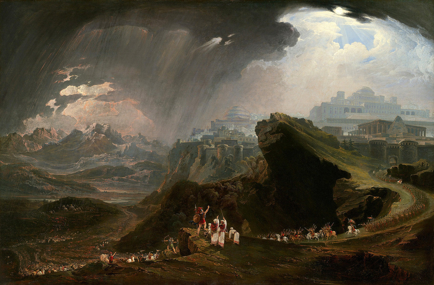 Joshua Commanding the Sun to Stand Still upon Gibeon by John Martin Art Print