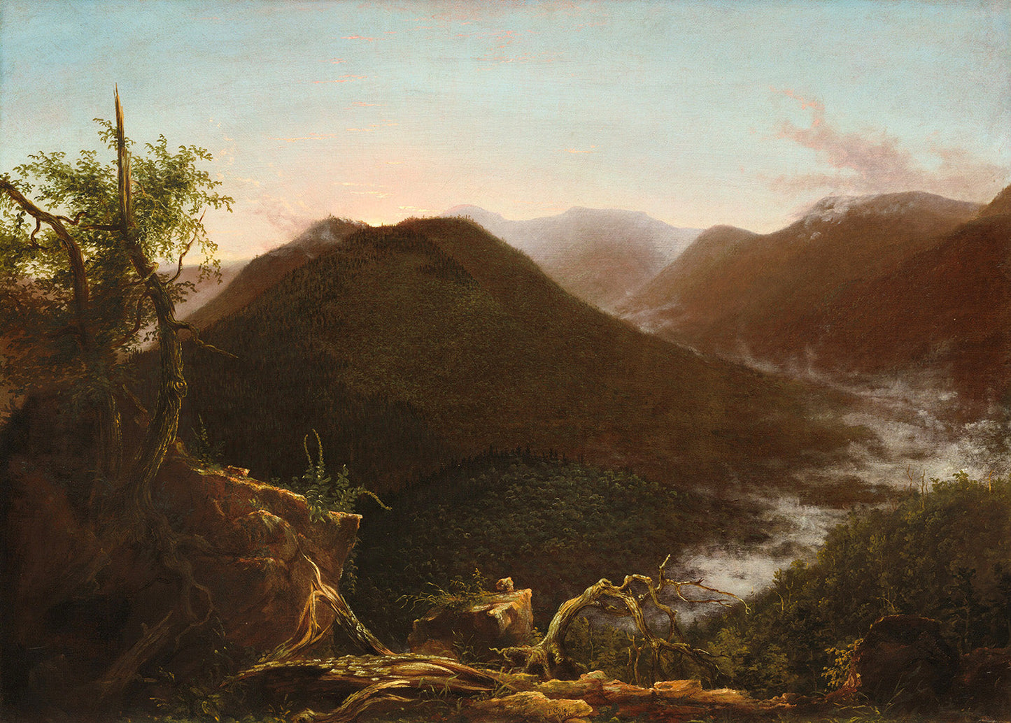 Sunrise in the Catskills by Thomas Cole Art Print