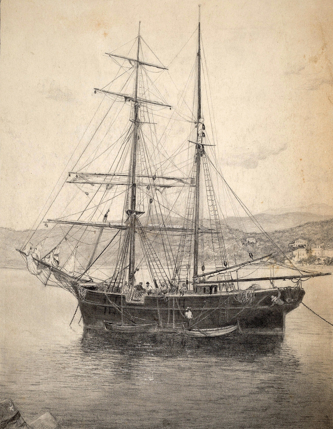 San Remo by John William Casilear Art Print