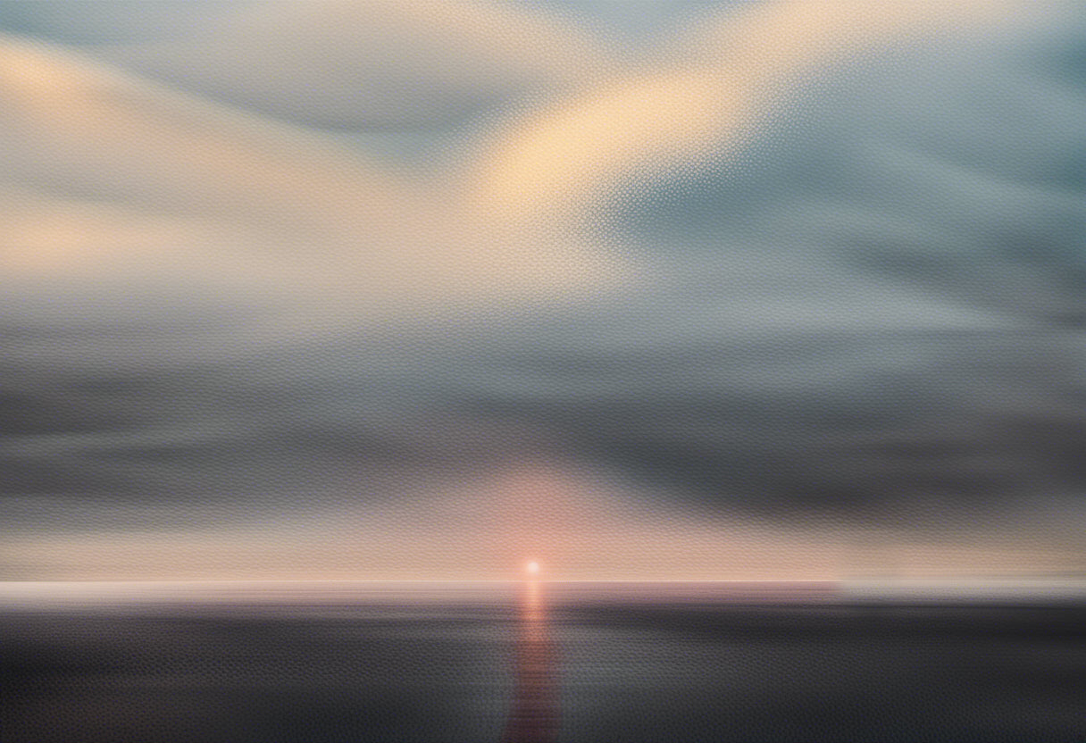 Midnight Sunset Oil Painting Art Print