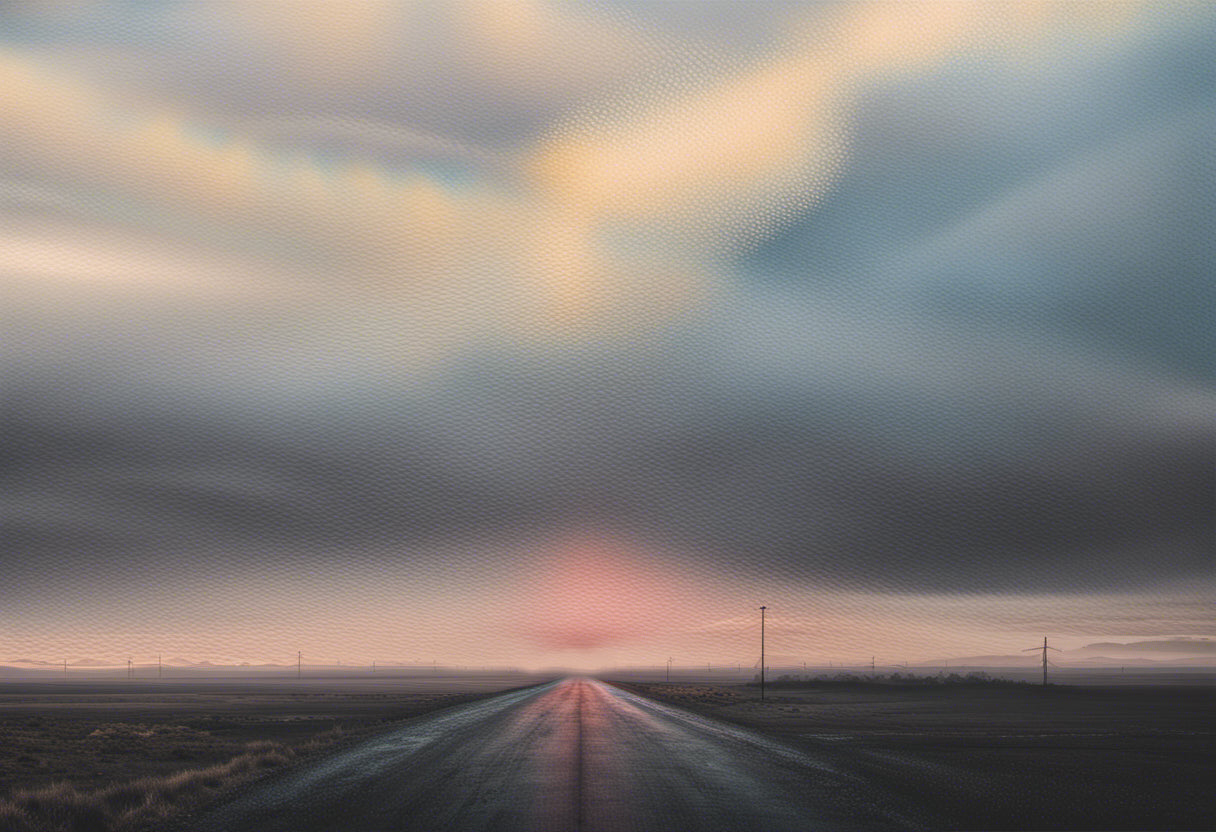 Country Road at Sunset Photograph Art Print