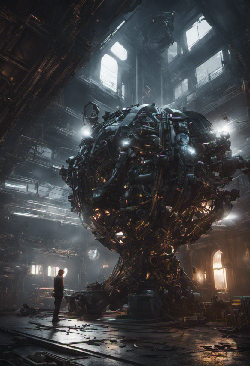 The Creation Sci-fi digital Painting Art Print