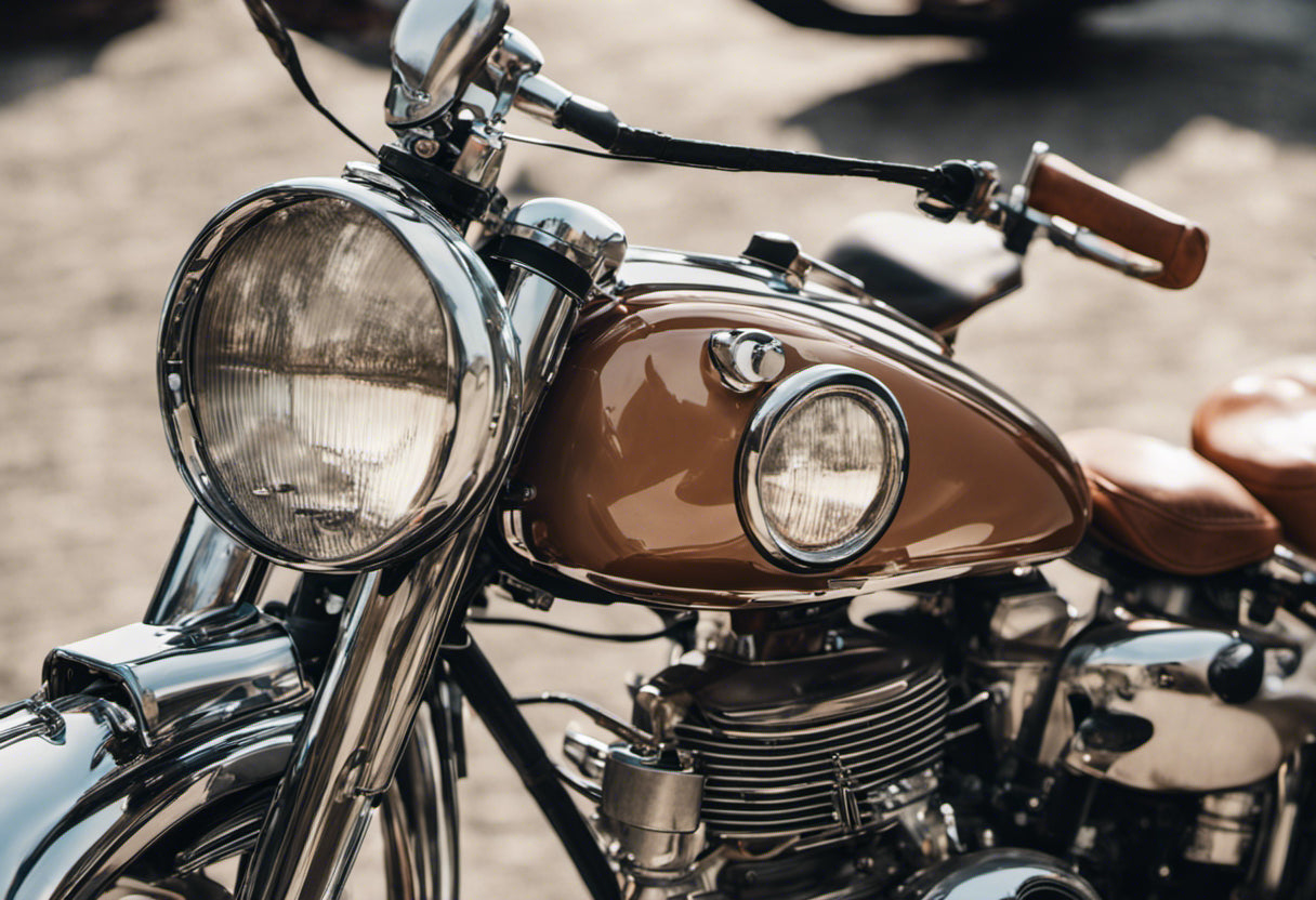 Close Up Motorcycle View Photo Art Print