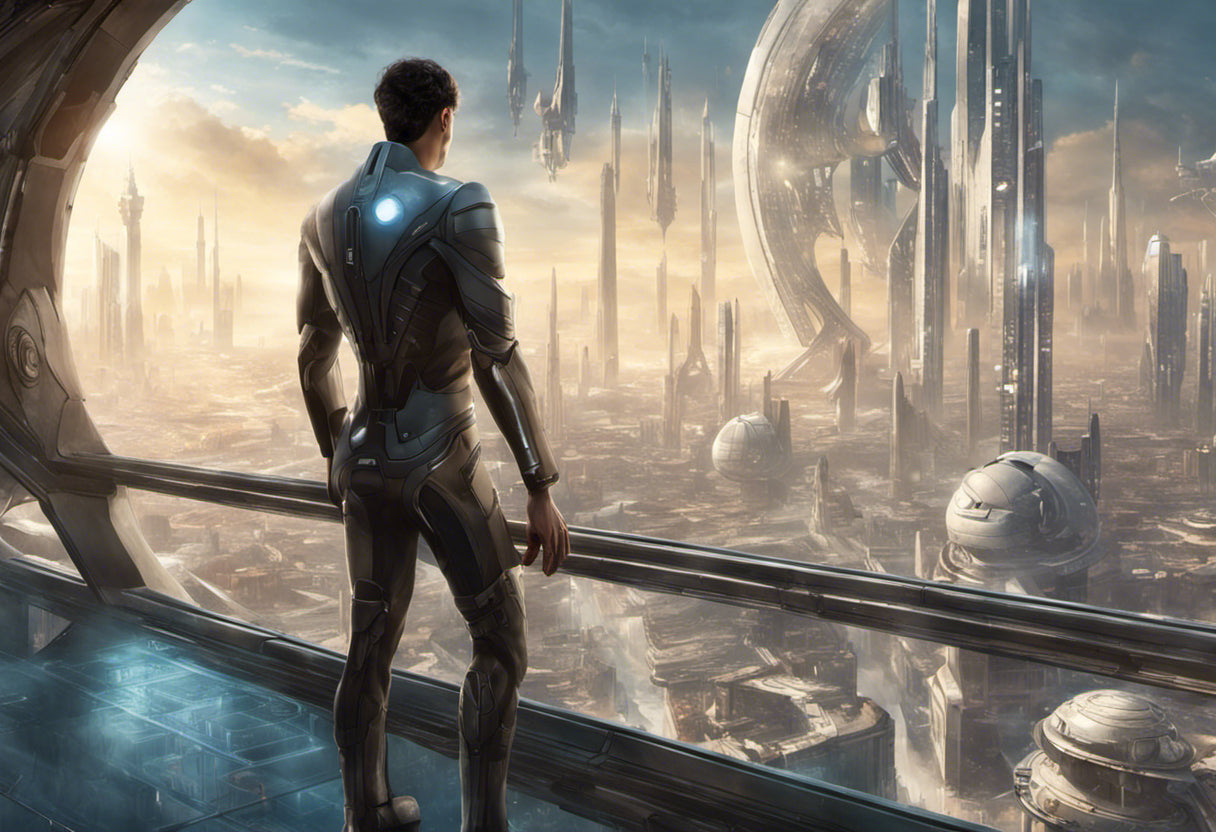 Man of the Future Digital Painting I Art Print