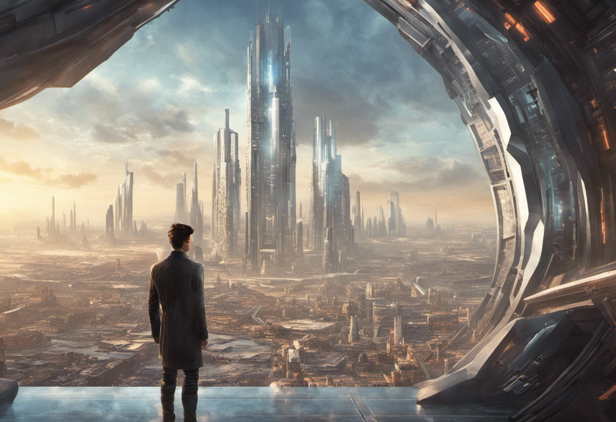 Man of the Future Digital Painting IV Art Print