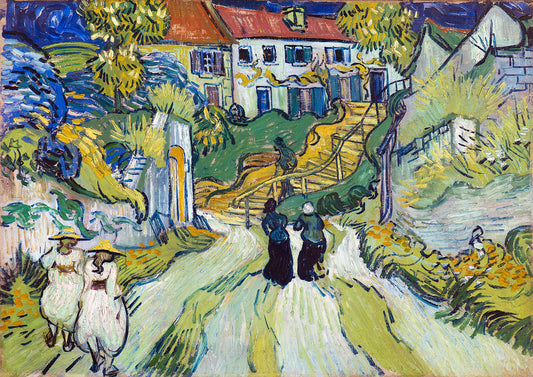 Stairway at Auvers by Vincent van Gogh Art Print