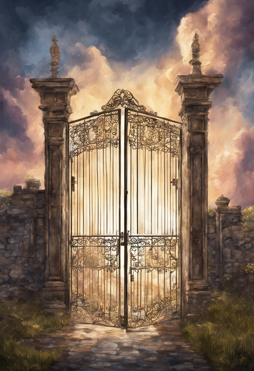 The Gate to Heaven Oil Painting I Art Print