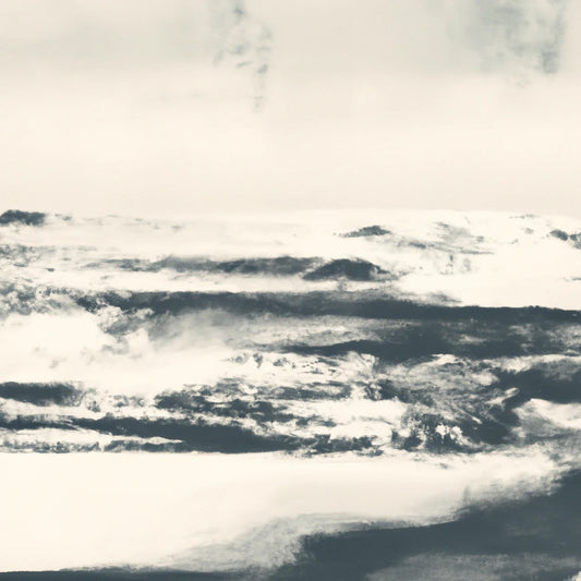 Abstract Ocean Waves II Art Print