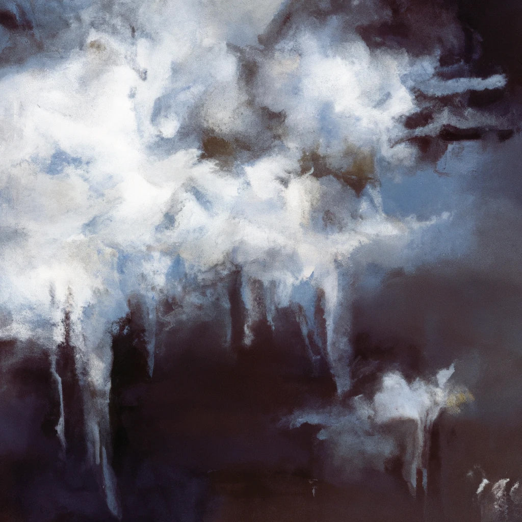 Clouds Across A Midnight Sky I Art Print