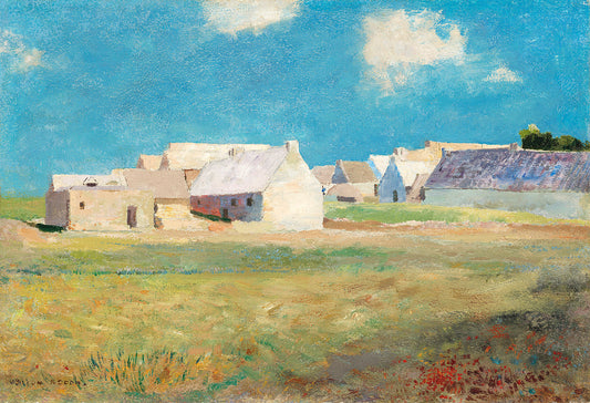 Breton Village by Odilon Redon Art Print