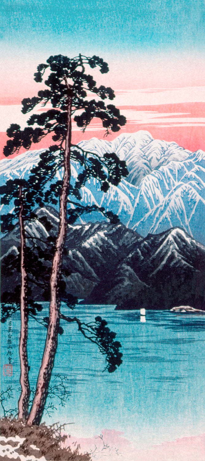 Lingering Snow on Mt. Shirane, Nikko by Hiroaki Takahashi Art Print