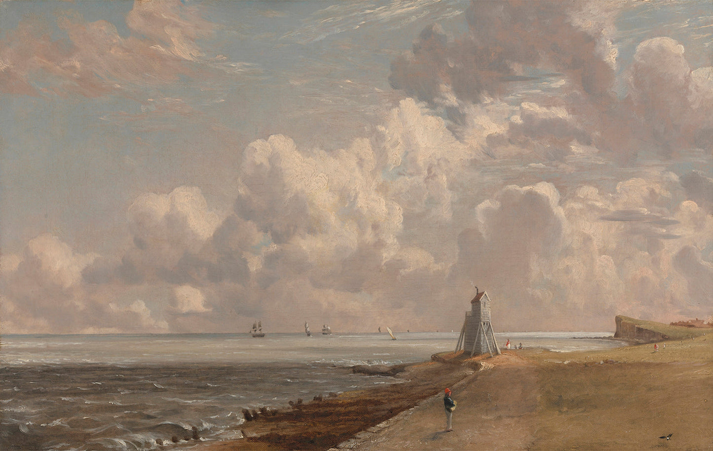 Harwich: The Low Lighthouse and Beacon Hill by John Constable Art Print