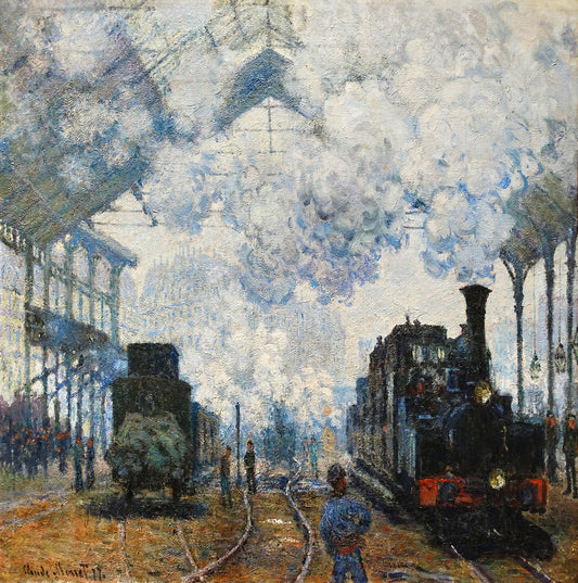 Arrival of the Normandy Train by Claude Monet
