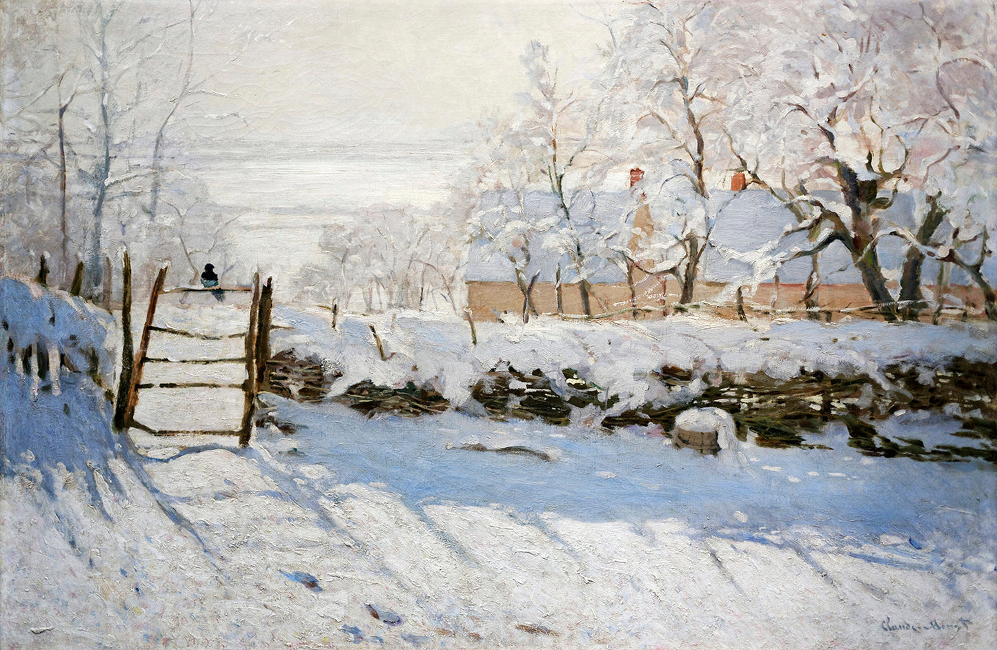 The Magpie by Claude Monet