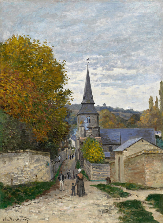 Street in Sainte-Adresse by Claude Monet