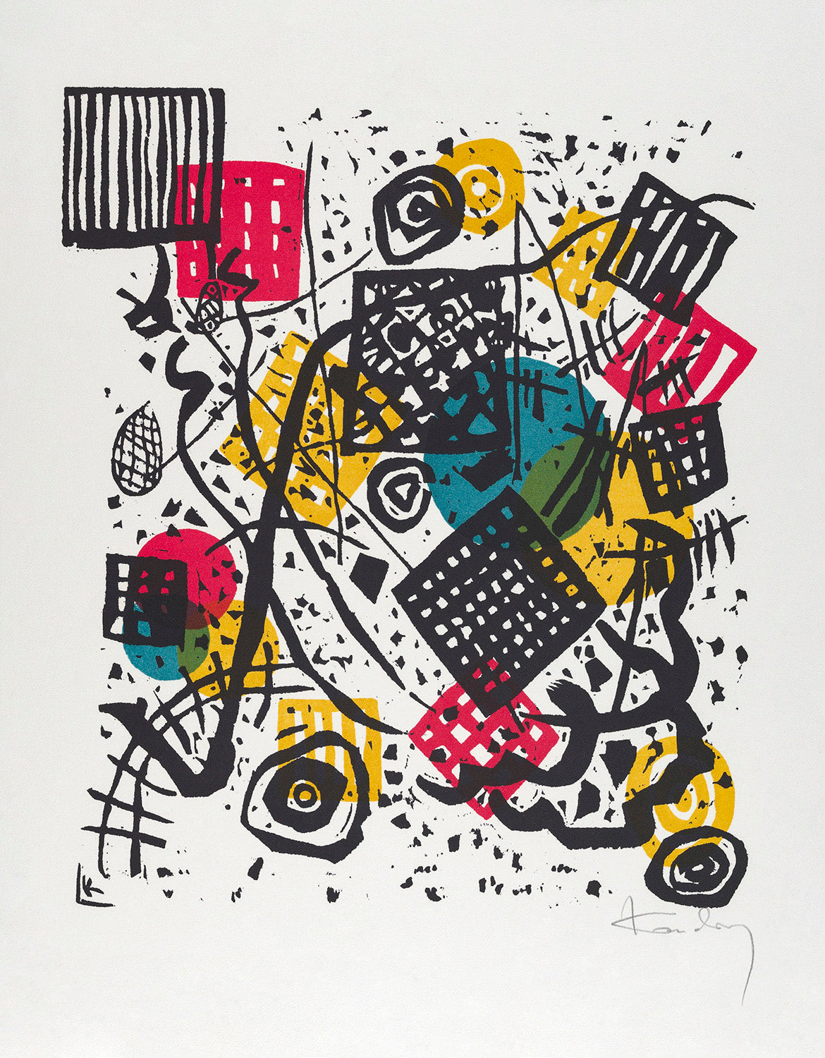 Kleine Welten V (Small Worlds V) by Wassily Kandinsky