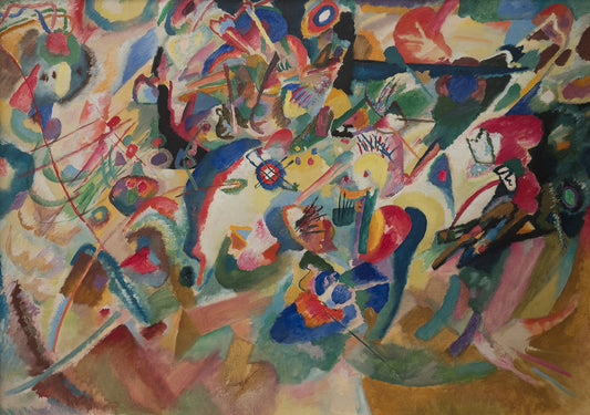 Sketch 3 for composition VII by Wassily Kandinsky