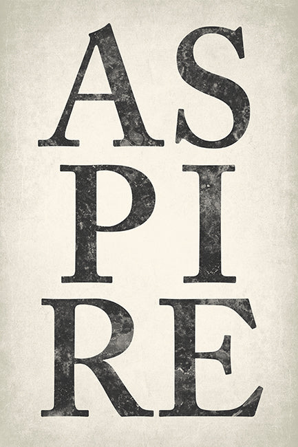 Aspire, motivational poster print