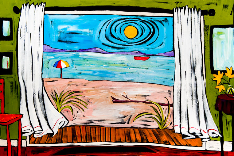 Beachside by Ben Mann Poster Print