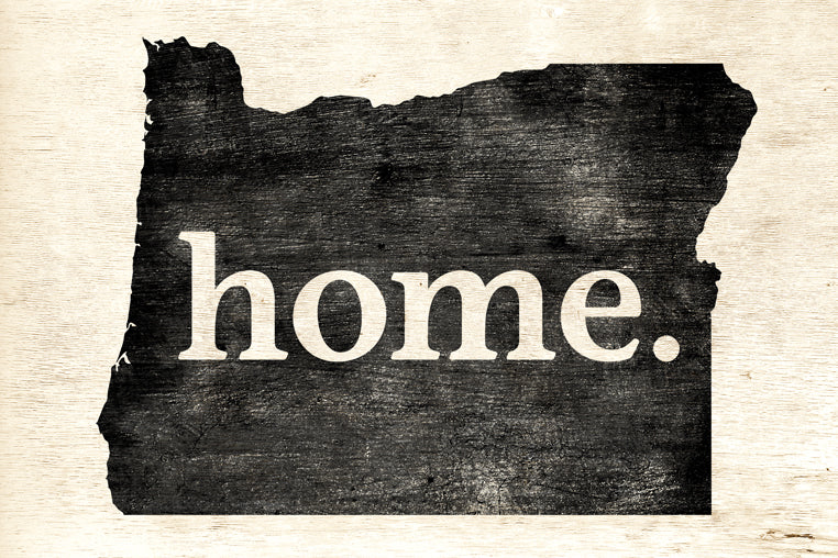 Oregon Home Poster Print